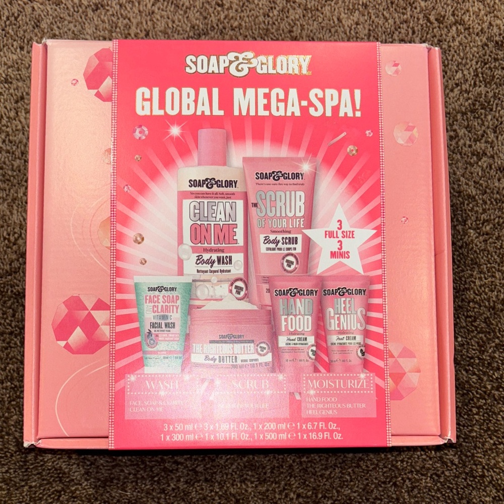 Soap & Glory Global Mega-Spa Set - Pink Delight